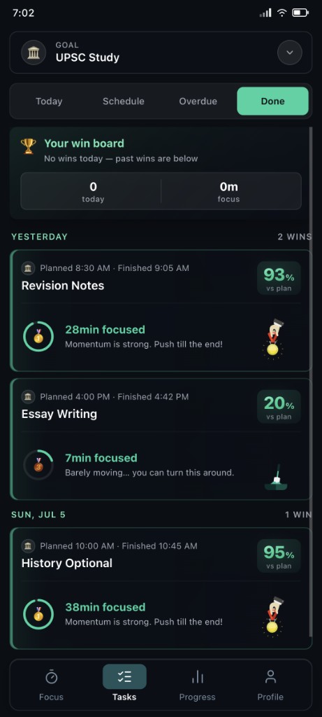 Track homework submissions and assignment progress in Studybo