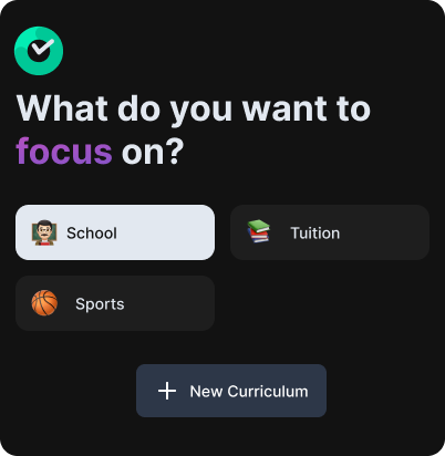 Create Curriculums